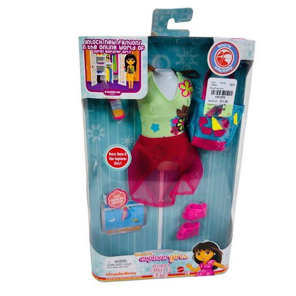 5 for $25| Mattel Dora's Explorer Girls Surf And Sand Accessory Fashion Pack - Picture 1 of 5